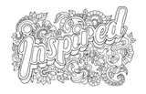 Happier Mind Journal: Adult Coloring Book